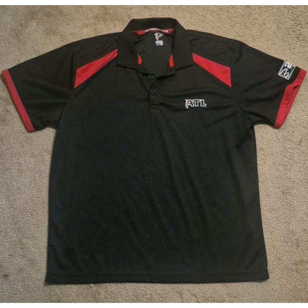 Atlanta Falcons Team XL Men's Polo NFL Member Exclusive New Team Issued Shirt